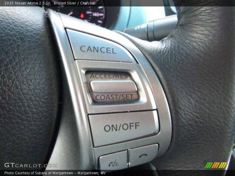 Brilliant Silver / Charcoal 2015 Nissan Altima 2.5 SV