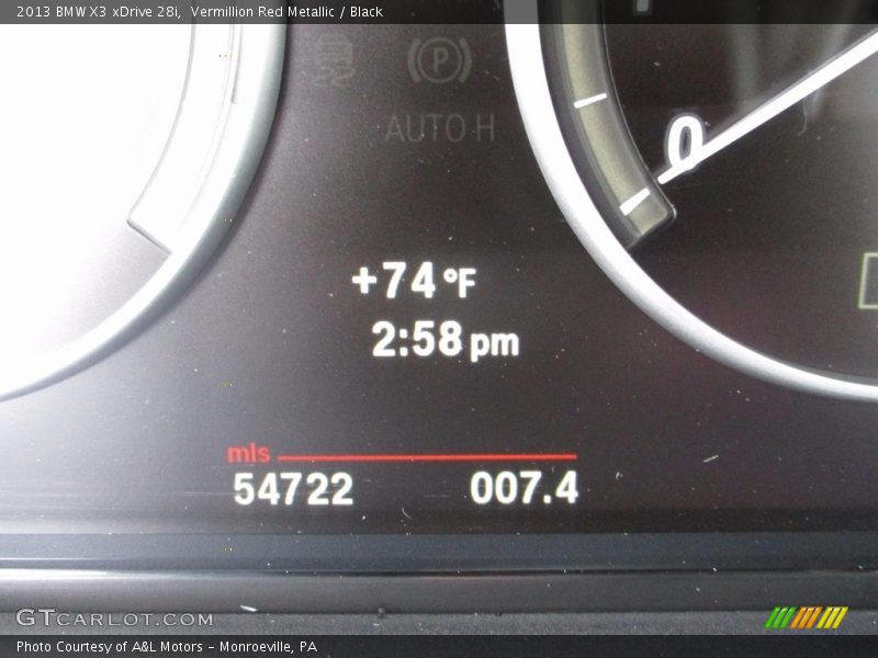 Vermillion Red Metallic / Black 2013 BMW X3 xDrive 28i