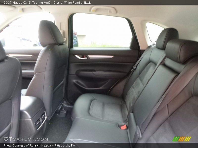 Crystal White Pearl / Black 2017 Mazda CX-5 Touring AWD