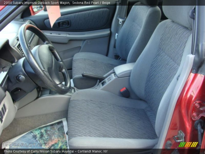 Sedona Red Pearl / Beige 2000 Subaru Impreza Outback Sport Wagon