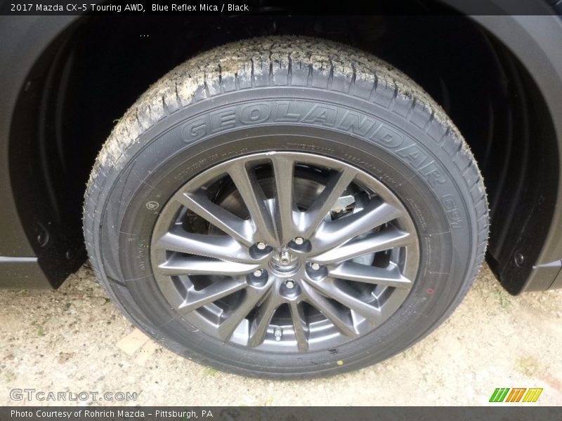 Blue Reflex Mica / Black 2017 Mazda CX-5 Touring AWD