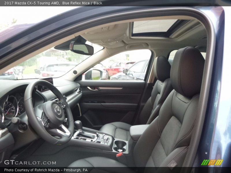 Blue Reflex Mica / Black 2017 Mazda CX-5 Touring AWD