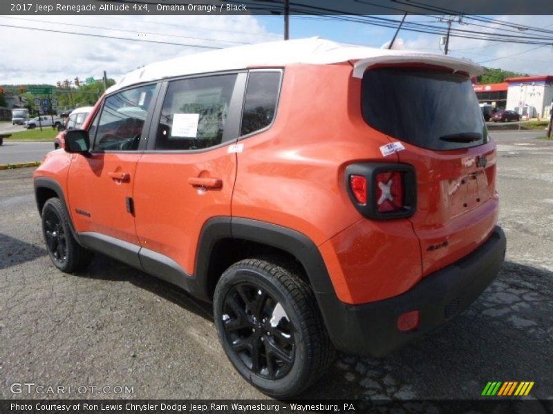 Omaha Orange / Black 2017 Jeep Renegade Altitude 4x4