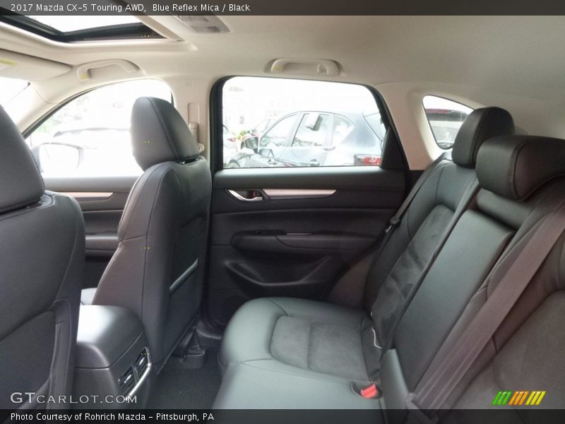 Blue Reflex Mica / Black 2017 Mazda CX-5 Touring AWD