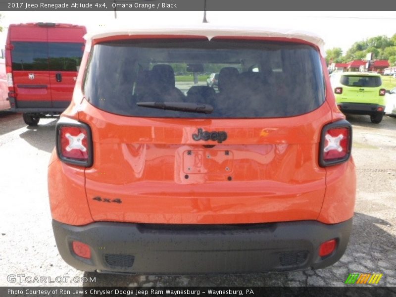 Omaha Orange / Black 2017 Jeep Renegade Altitude 4x4