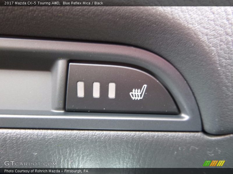 Blue Reflex Mica / Black 2017 Mazda CX-5 Touring AWD
