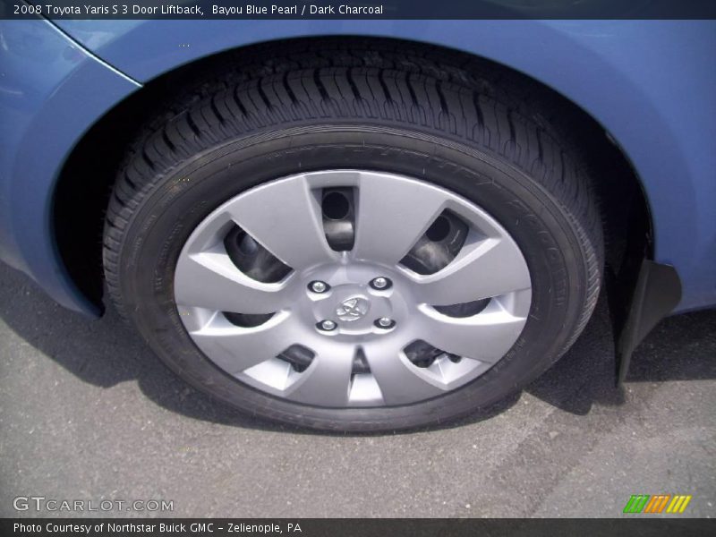 Bayou Blue Pearl / Dark Charcoal 2008 Toyota Yaris S 3 Door Liftback
