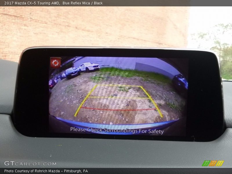 Blue Reflex Mica / Black 2017 Mazda CX-5 Touring AWD