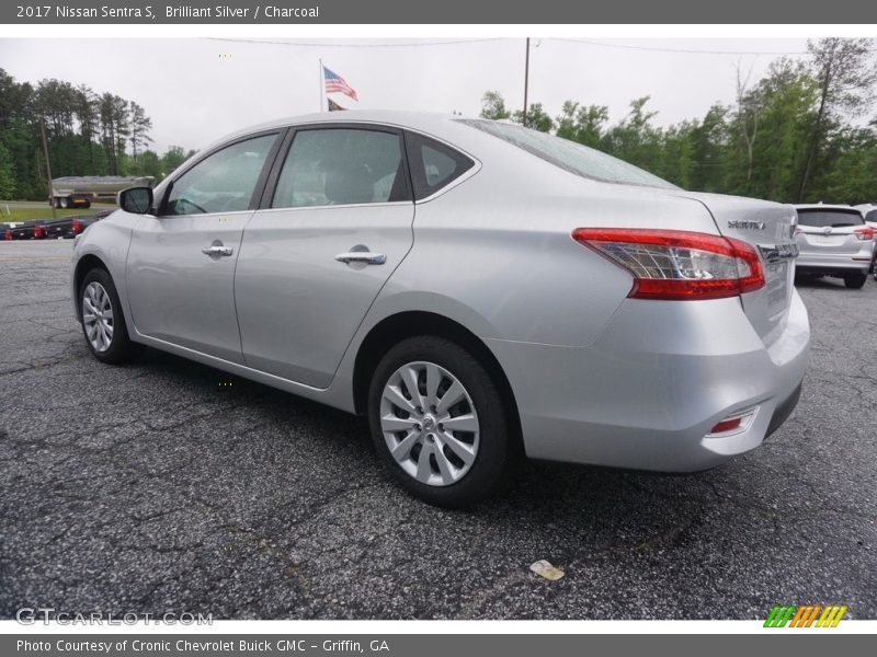 Brilliant Silver / Charcoal 2017 Nissan Sentra S