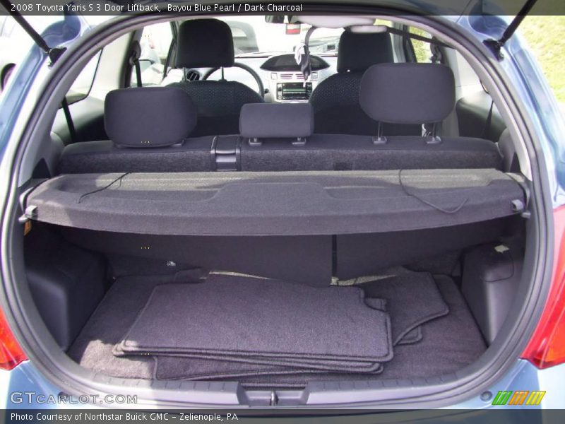 Bayou Blue Pearl / Dark Charcoal 2008 Toyota Yaris S 3 Door Liftback