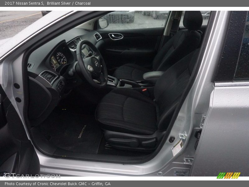 Brilliant Silver / Charcoal 2017 Nissan Sentra S