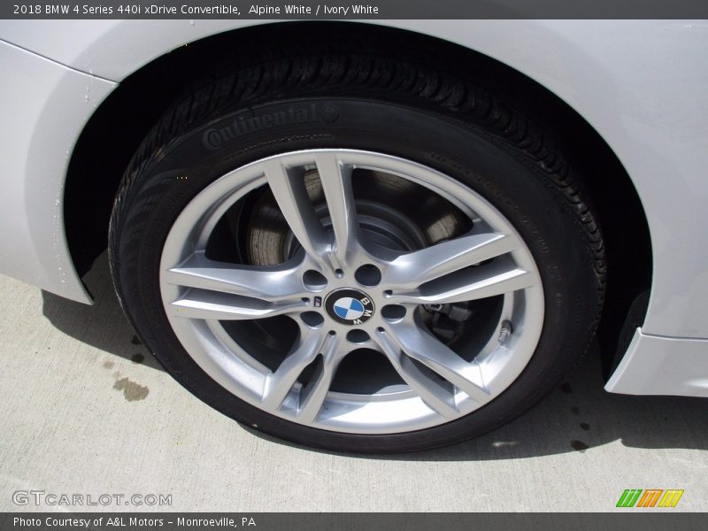 Alpine White / Ivory White 2018 BMW 4 Series 440i xDrive Convertible