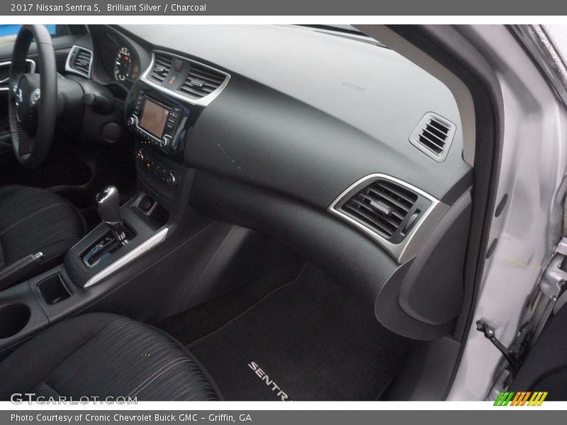 Brilliant Silver / Charcoal 2017 Nissan Sentra S
