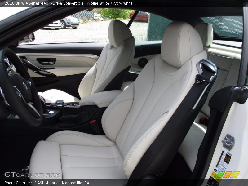 Alpine White / Ivory White 2018 BMW 4 Series 440i xDrive Convertible