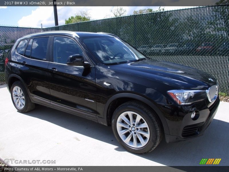Jet Black / Black 2017 BMW X3 xDrive28i