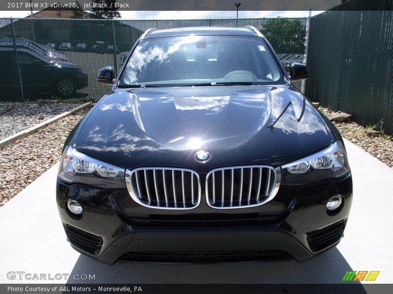 Jet Black / Black 2017 BMW X3 xDrive28i