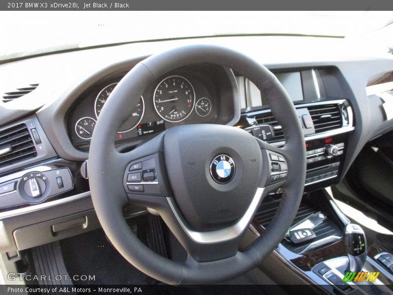 Jet Black / Black 2017 BMW X3 xDrive28i