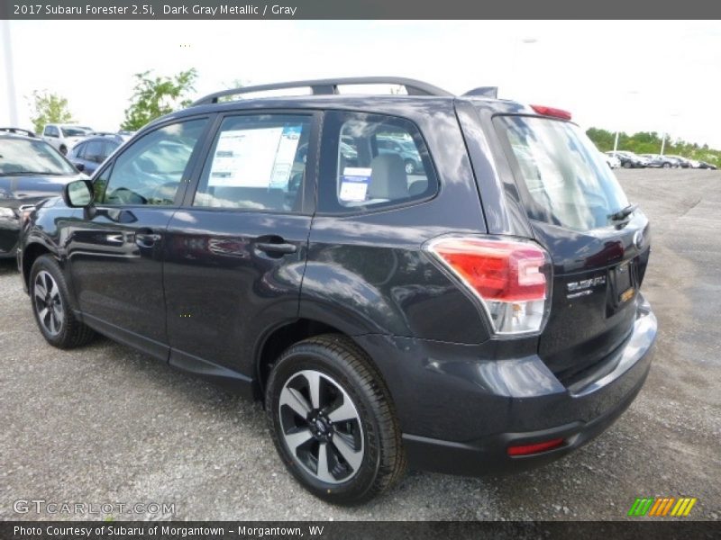 Dark Gray Metallic / Gray 2017 Subaru Forester 2.5i