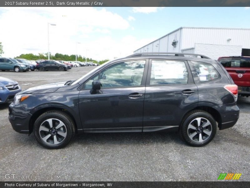 Dark Gray Metallic / Gray 2017 Subaru Forester 2.5i
