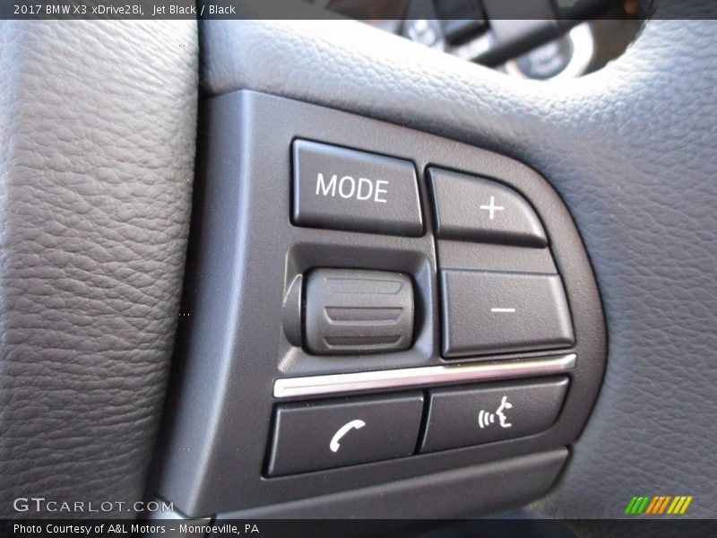 Jet Black / Black 2017 BMW X3 xDrive28i