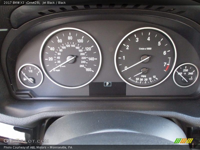 Jet Black / Black 2017 BMW X3 xDrive28i