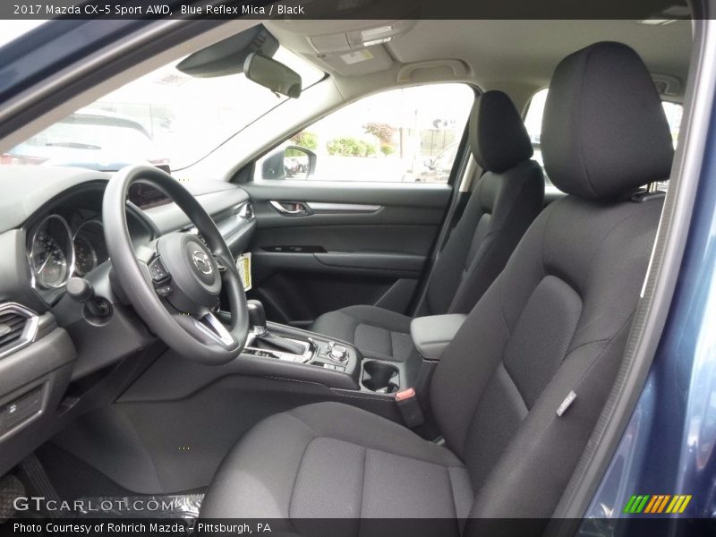 Blue Reflex Mica / Black 2017 Mazda CX-5 Sport AWD
