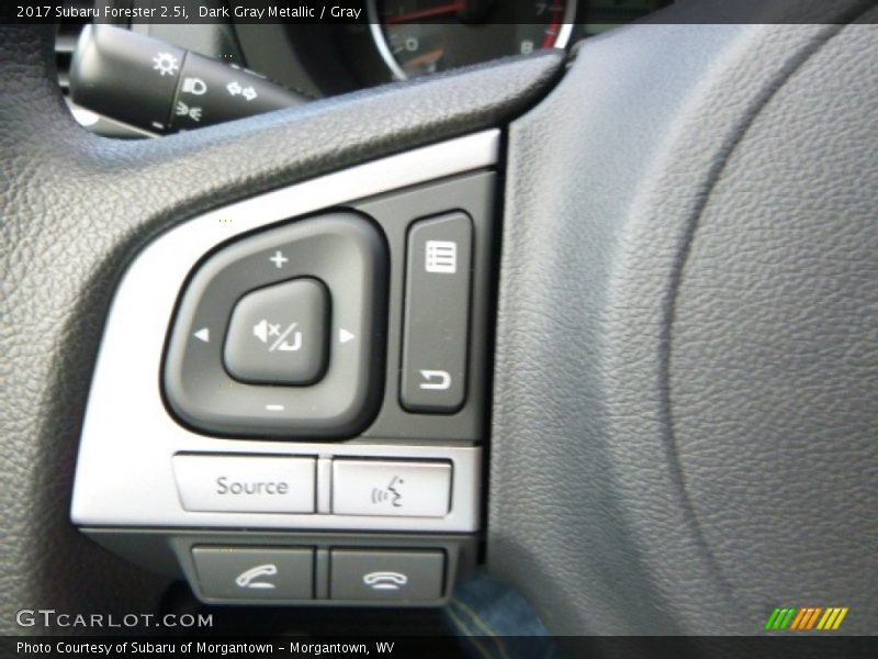 Dark Gray Metallic / Gray 2017 Subaru Forester 2.5i
