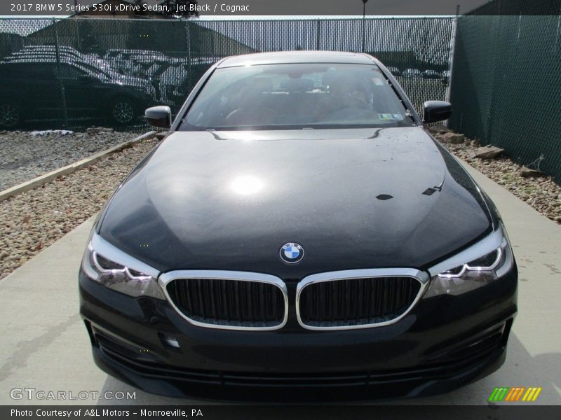 Jet Black / Cognac 2017 BMW 5 Series 530i xDrive Sedan