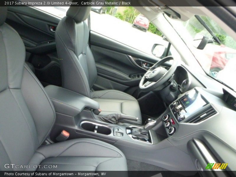 Carbide Gray Metallic / Black 2017 Subaru Impreza 2.0i Limited 4-Door