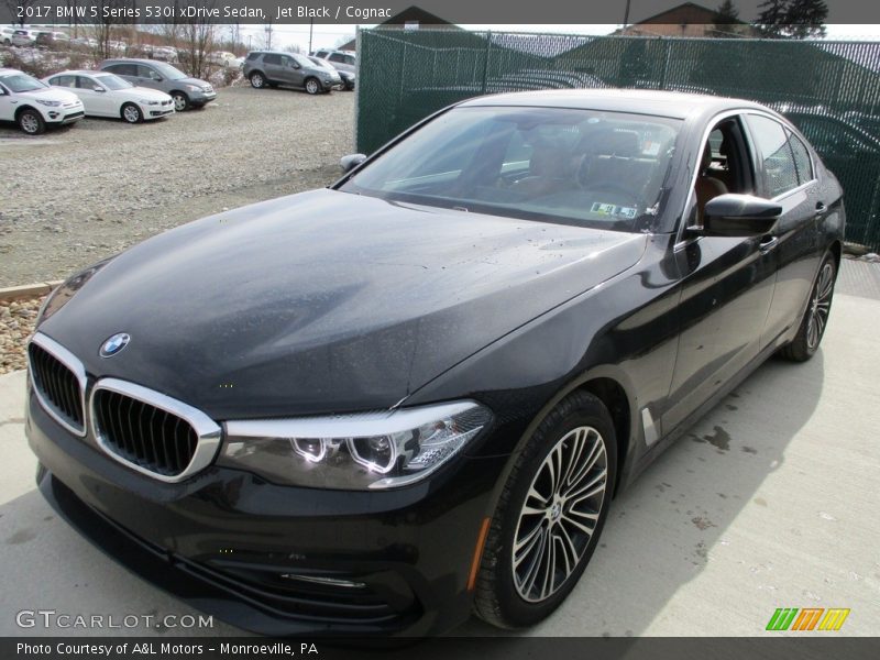 Jet Black / Cognac 2017 BMW 5 Series 530i xDrive Sedan
