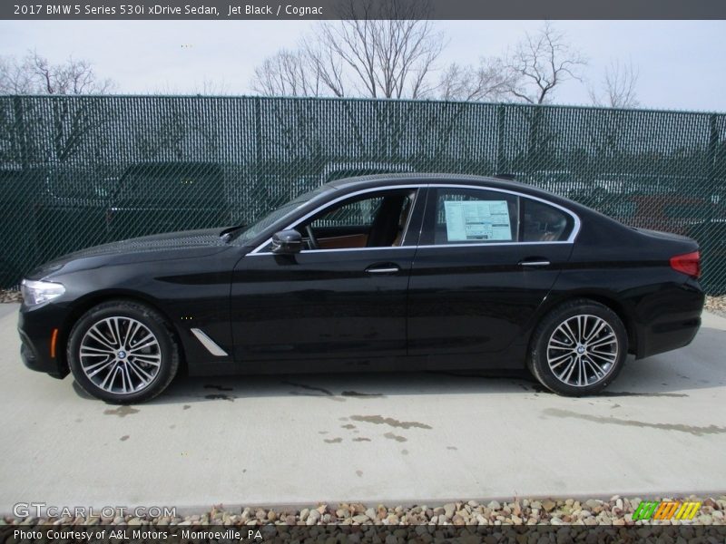 Jet Black / Cognac 2017 BMW 5 Series 530i xDrive Sedan