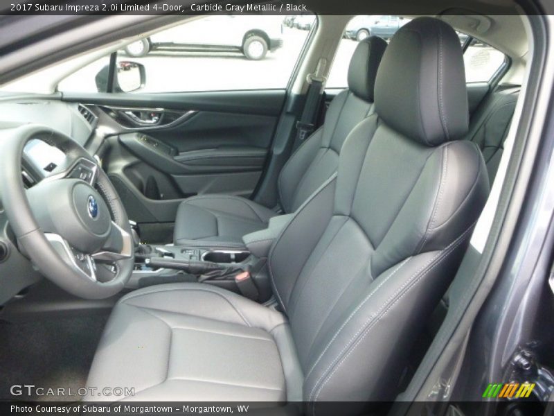 Carbide Gray Metallic / Black 2017 Subaru Impreza 2.0i Limited 4-Door