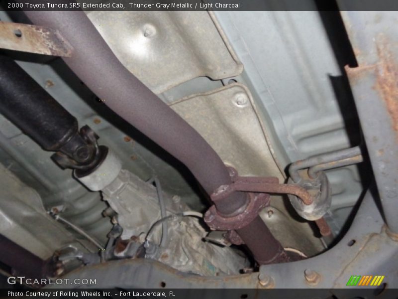 Thunder Gray Metallic / Light Charcoal 2000 Toyota Tundra SR5 Extended Cab