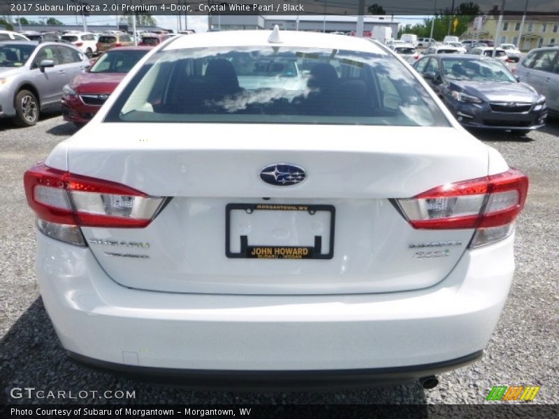Crystal White Pearl / Black 2017 Subaru Impreza 2.0i Premium 4-Door