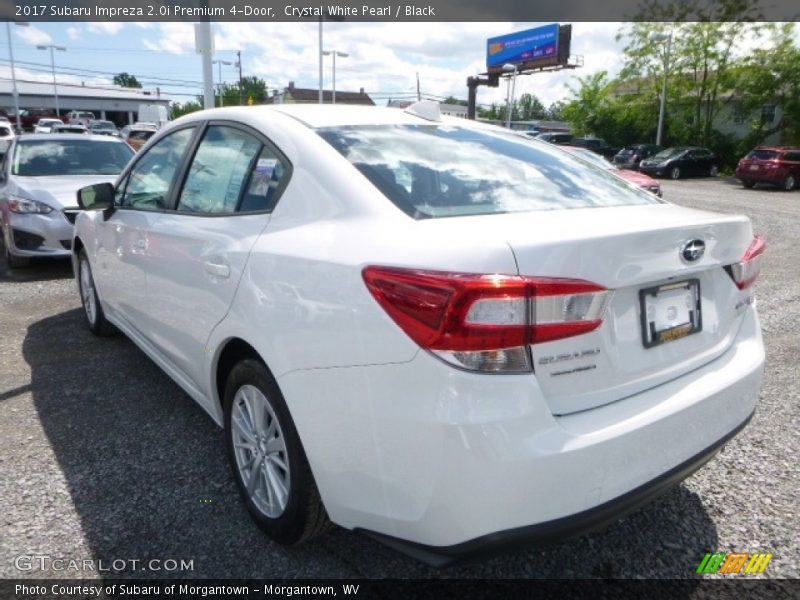 Crystal White Pearl / Black 2017 Subaru Impreza 2.0i Premium 4-Door