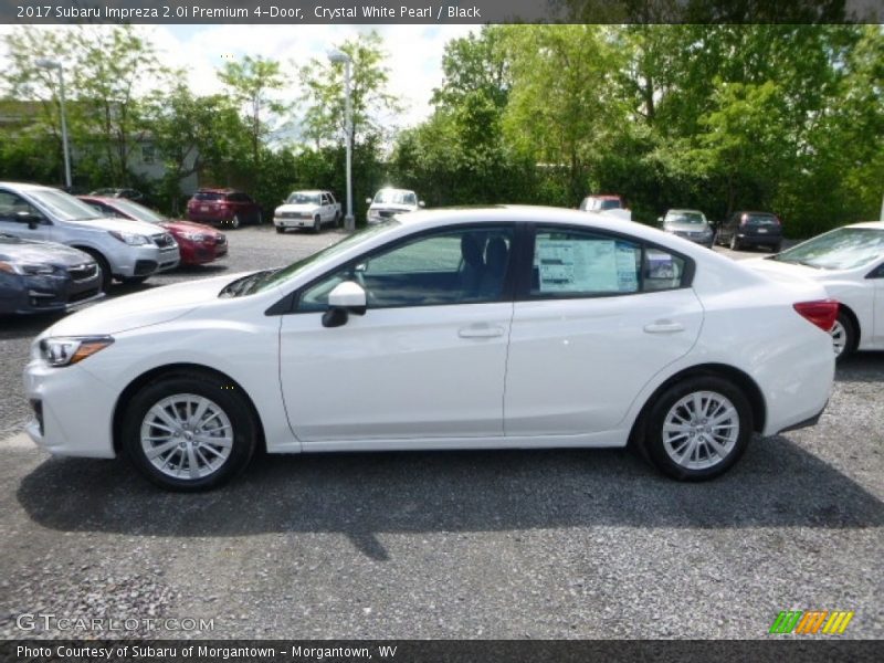 Crystal White Pearl / Black 2017 Subaru Impreza 2.0i Premium 4-Door