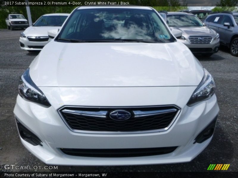 Crystal White Pearl / Black 2017 Subaru Impreza 2.0i Premium 4-Door