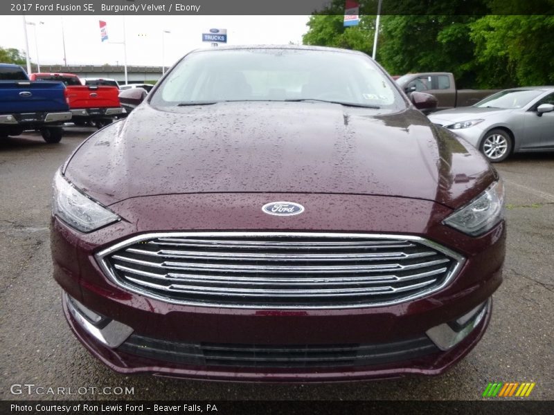 Burgundy Velvet / Ebony 2017 Ford Fusion SE