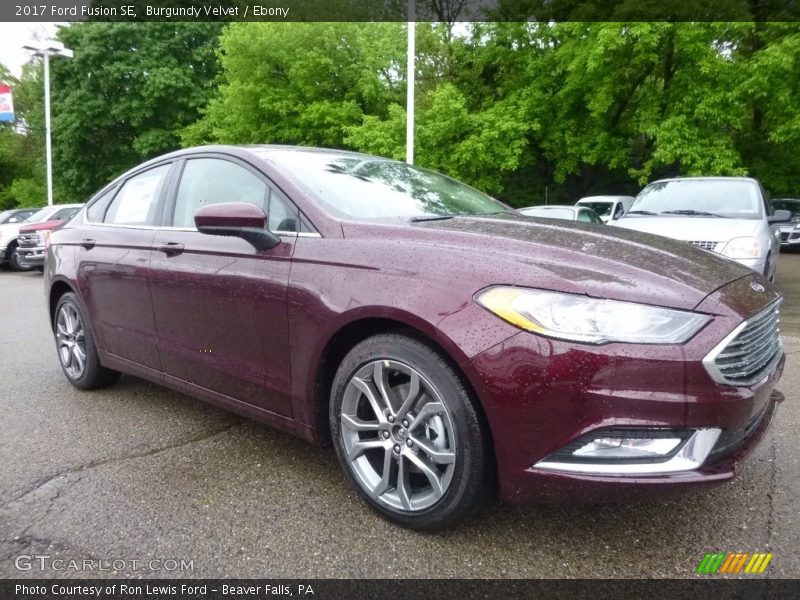 Burgundy Velvet / Ebony 2017 Ford Fusion SE