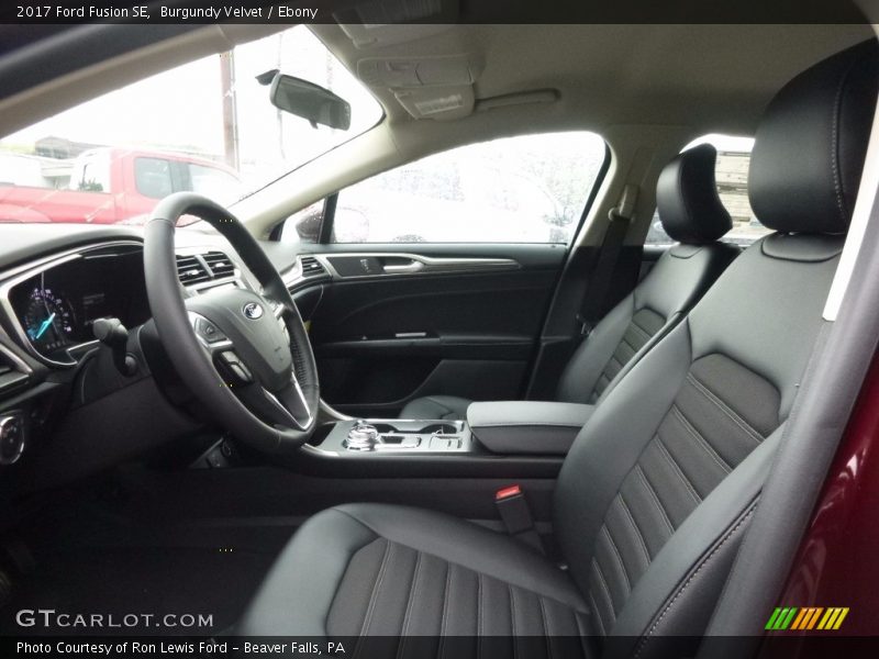 Burgundy Velvet / Ebony 2017 Ford Fusion SE
