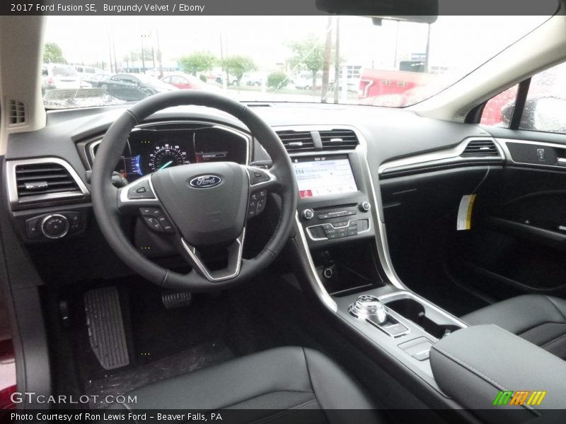 Burgundy Velvet / Ebony 2017 Ford Fusion SE