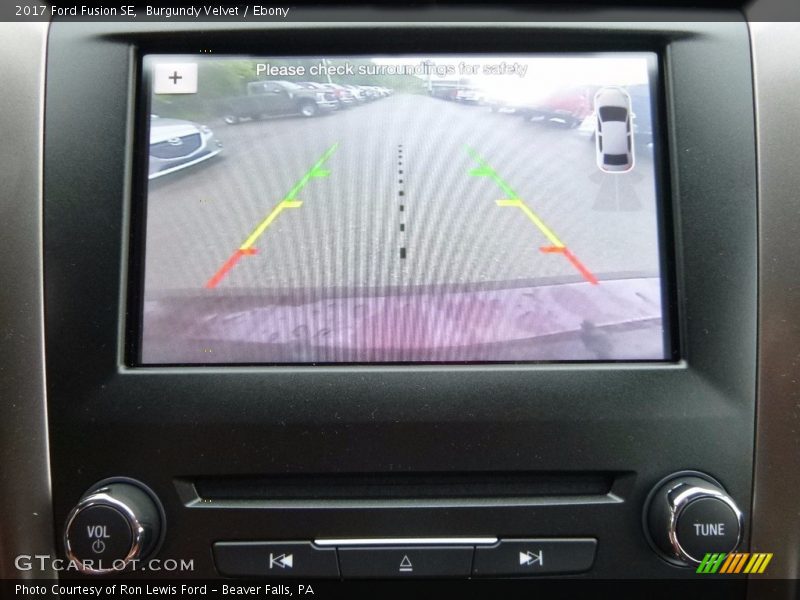Burgundy Velvet / Ebony 2017 Ford Fusion SE