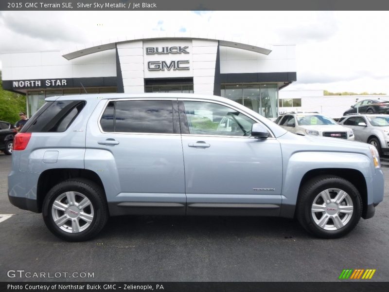 Silver Sky Metallic / Jet Black 2015 GMC Terrain SLE