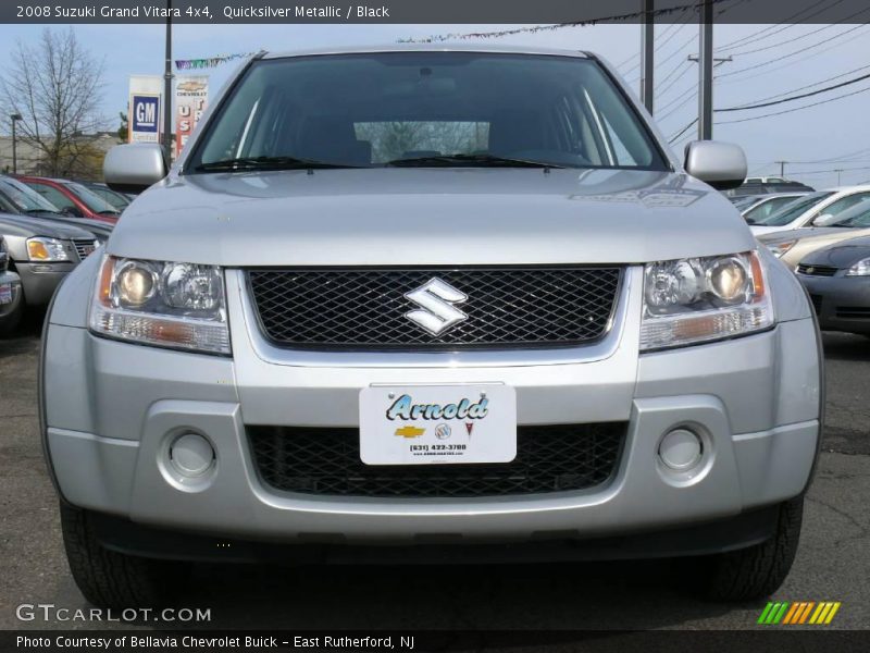Quicksilver Metallic / Black 2008 Suzuki Grand Vitara 4x4