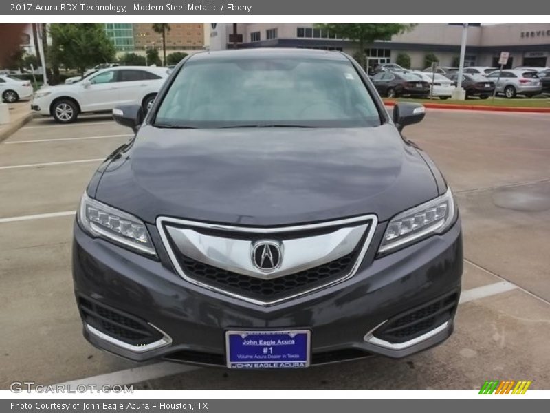 Modern Steel Metallic / Ebony 2017 Acura RDX Technology