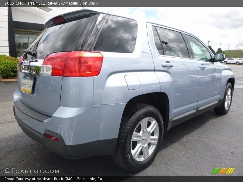 Silver Sky Metallic / Jet Black 2015 GMC Terrain SLE