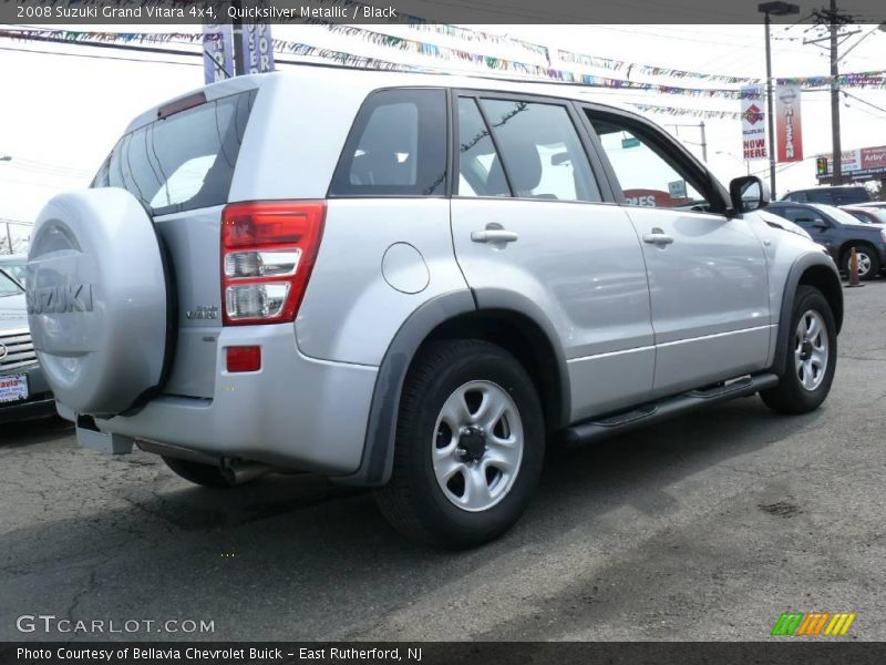 Quicksilver Metallic / Black 2008 Suzuki Grand Vitara 4x4