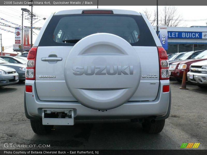 Quicksilver Metallic / Black 2008 Suzuki Grand Vitara 4x4