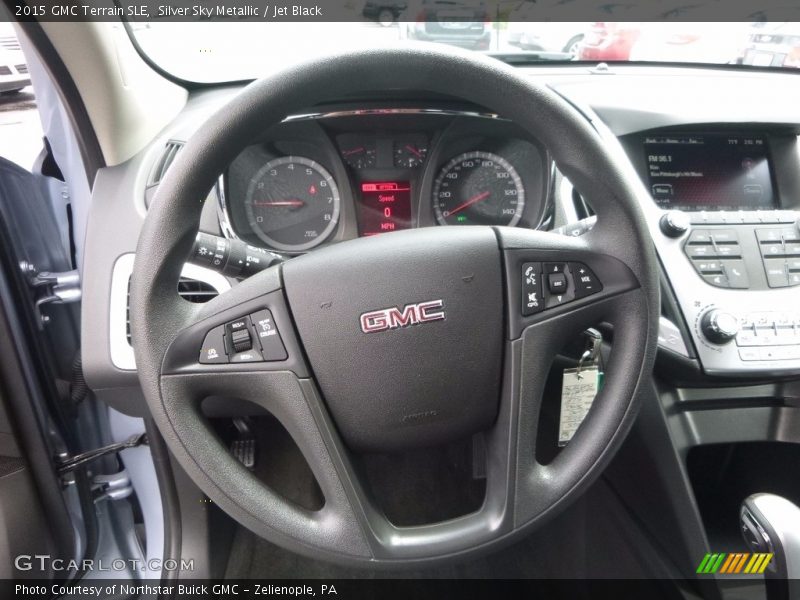 Silver Sky Metallic / Jet Black 2015 GMC Terrain SLE
