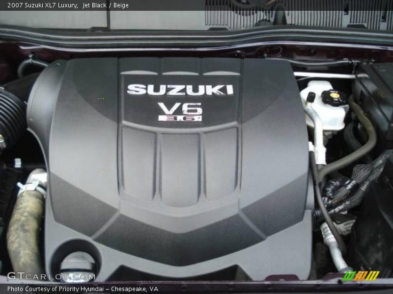 Jet Black / Beige 2007 Suzuki XL7 Luxury